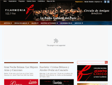 Tablet Screenshot of filarmonia.org